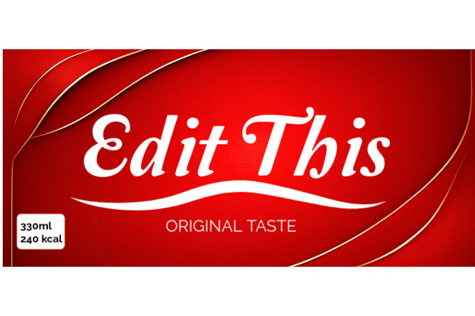 Personalized Coke Labels template