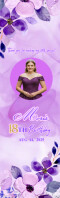 Personalized Floral Party Decor Legal Setengah Halaman template