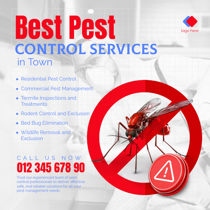 Pest Control Ads Template | PosterMyWall