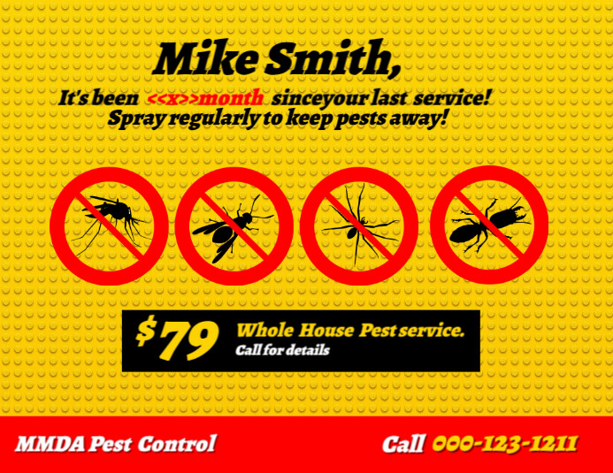Pest Control Ads Template | PosterMyWall