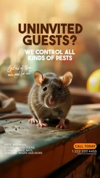 Pest Control and Removal Ad Instagram Story template