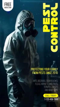 Czarny Pest Control Service Instagram Story Template
