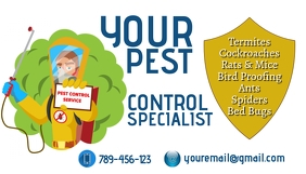 Pest Control Business Card template