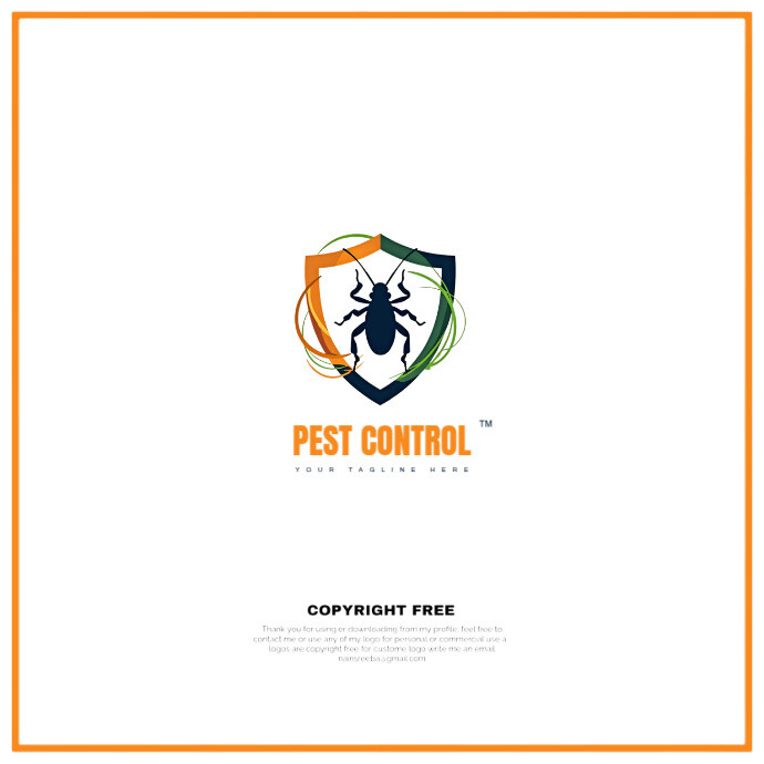 Pest control Logo template