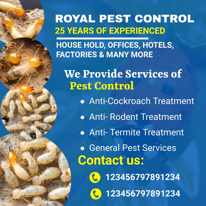 Bug Balm Flyer Pest Control Flyer, bed bug poster, pest cont Template | PosterMyWall