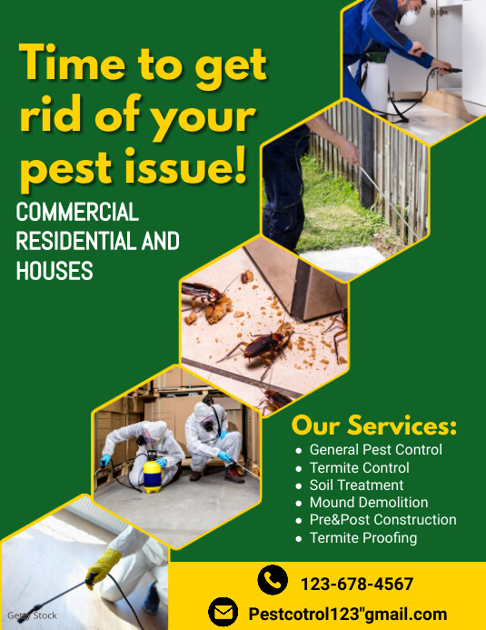 pest control flyer Template PosterMyWall