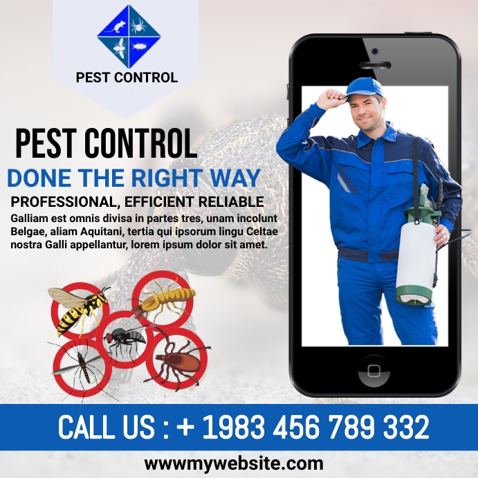 Pest Control Flyer Template | PosterMyWall