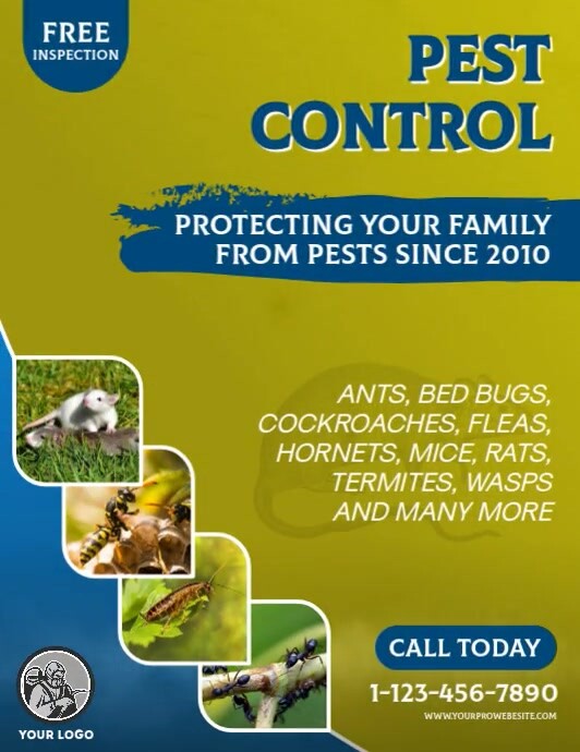 Pest Control Flyer Template PosterMyWall
