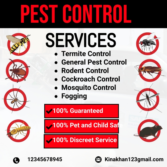 Pest Control Flyer Template | PosterMyWall