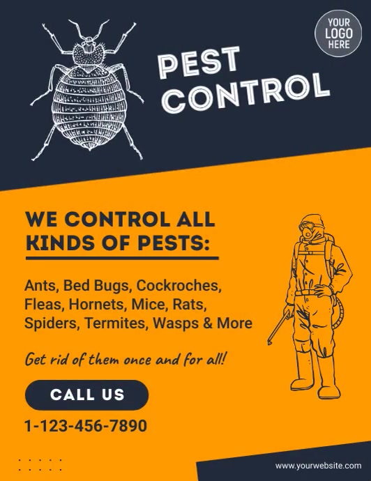 Pest Control Templates Free Pest Control Receipt Template | Docelf.com