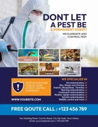 Pest Control Flyer  Flyer Ulotka (US Letter) template