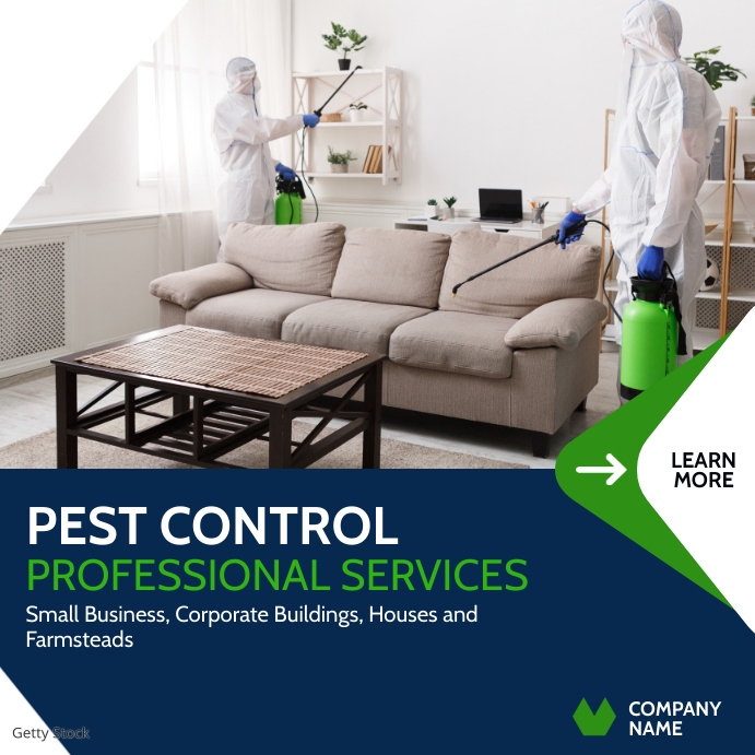 Copy of pest control instagram post banner template d | PosterMyWall