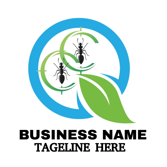 pest control organic logo, ,cleaning logo,bed Logotyp template