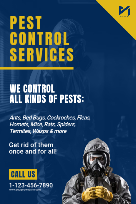 Modèle Pest Control Services Affiches | PosterMyWall
