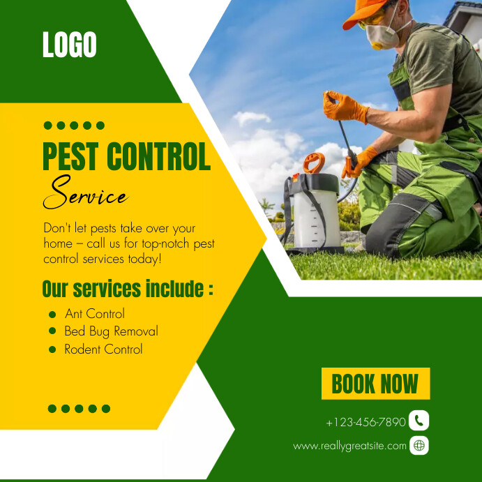 Copy of PEST CONTROL SERVICE FLYERS | PosterMyWall