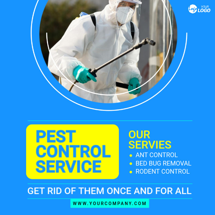 Pest Control Service Template Iphosti le-Instagram