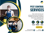Pest Control Services A4 Poster template