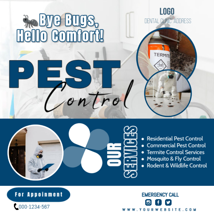 pest control services Template | PosterMyWall