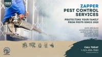 Pest Control Services Ad Digitalanzeige (16:9) template