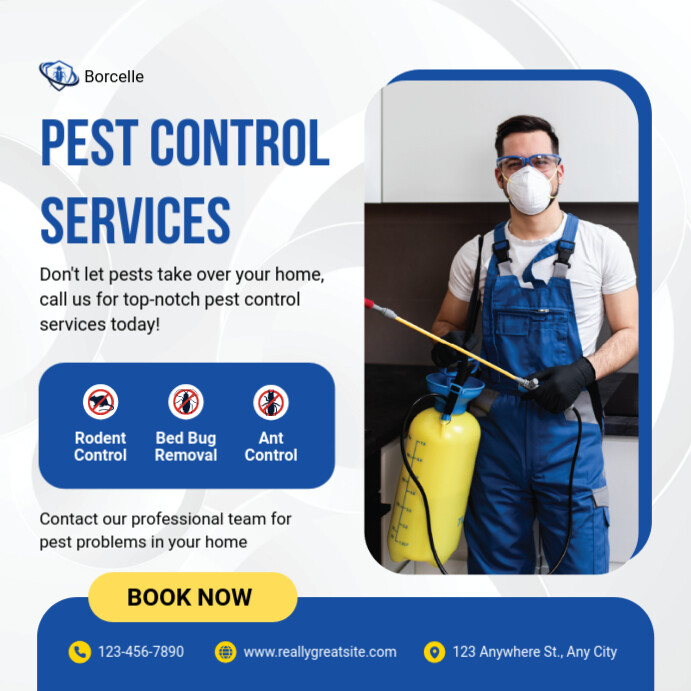 Pest Control Services Instagram Post Template | PosterMyWall