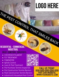 Pest control services template Flyer (US-Letter)