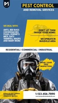 Pest Control Services Social Media Ad Template | PosterMyWall