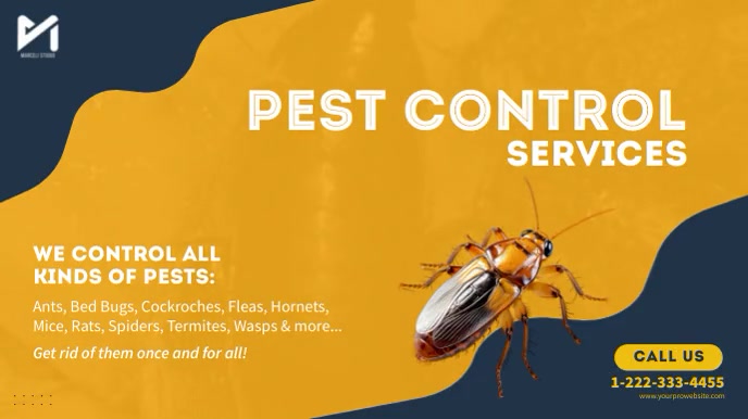 Pest Control Video Ad Template | PosterMyWall
