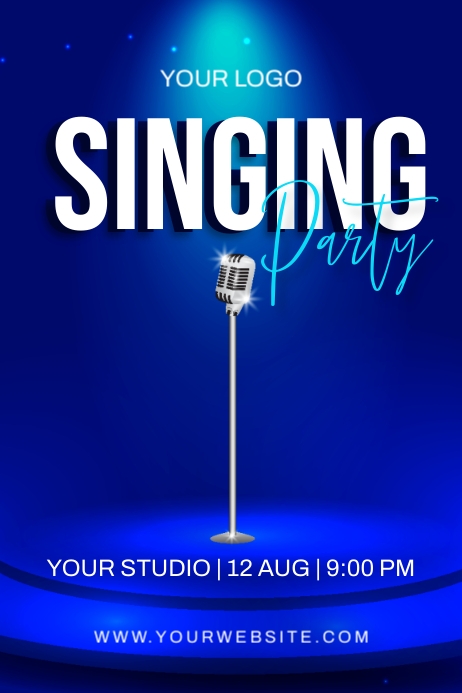 Pesta Menyanyi Poster template