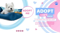 pet adopt Post di Twitter template