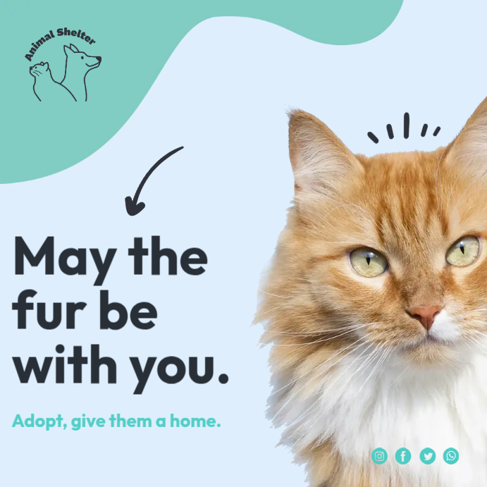 Advertisement Examples Adoption Copy of Pet Adoption Ads | PosterMyWall