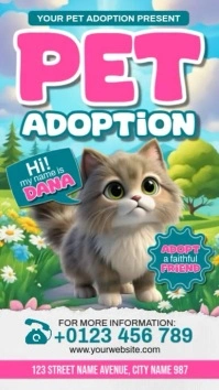 Pet Adoption Ads Instagram Reel template
