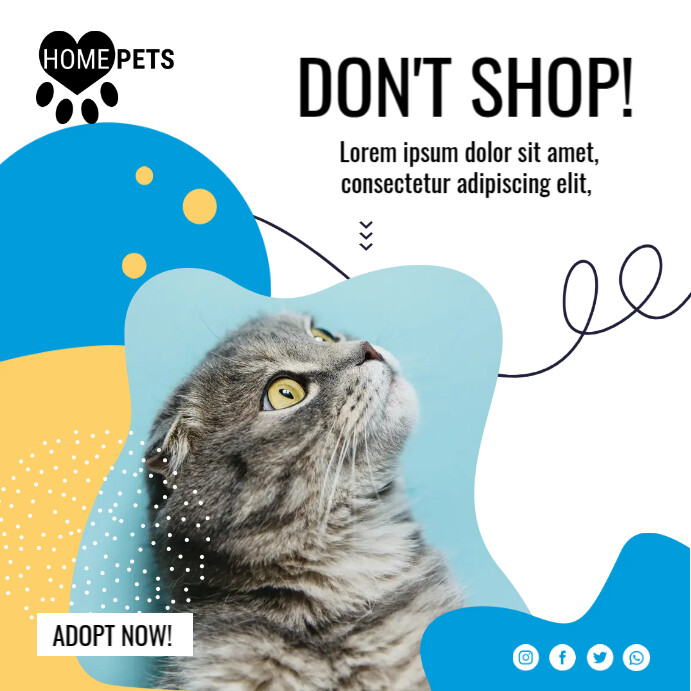 Advertisement Examples Adoption Copy of Pet Adoption Ads | PosterMyWall