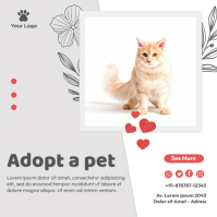 pet adoption shelter Instagram Post Template | PosterMyWall