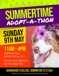 Pet Adoption Flyer