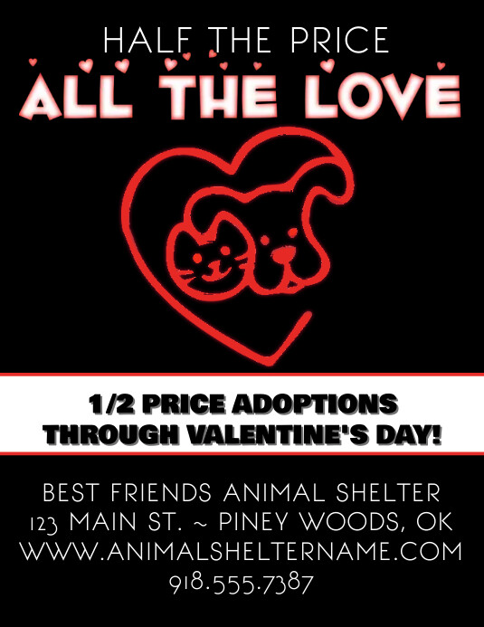 Pet Adoption Flyer template