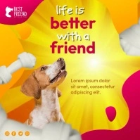 Pet Adoption Video Ads Instagram Post template