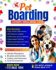 Wit Pet Services Instagram Portrait Template