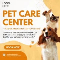 Pet Care Center Instagram Post template