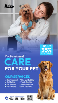 Pet Care clinic Instagram Story template