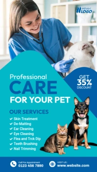 Pet Care История на Instagram template