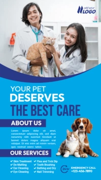Pet Care Historia de Instagram template