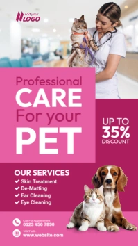 Pet Care Historia de Instagram template
