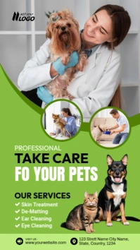 Pet Care Historia de Instagram template