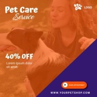 pet care Instagram Post template