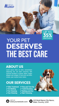 Pet Care Instagram Story template