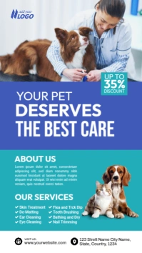 Pet Care Instagram Story template