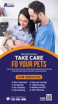 Pet Care Instagram Story template