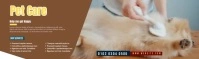 Pet Care Linkedin Background Image template