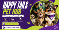 Pet Care Services Facebook Event Cover template