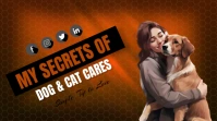Pet care youtube thumbnail design (1) template
